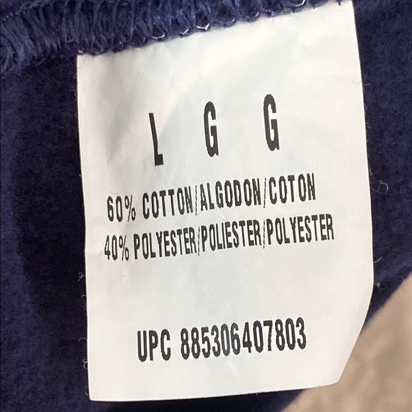 Fruit of the Loom Sweatshirt Blue Crewneck Size Large - Picture 6 of 6